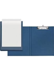 Veloflex® Klemmmappe, DIN A4, Kunststoff, mit Hängeöse, mit Einstecktasche, blau