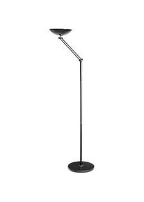 LED Deckenfluter Unilux FIRST ARTICULATED, 24 W, 2400 lm, 3000 K, schwenk- & neigbar, Stahl, schwarz