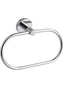 Handtuchhalter-Ring Tesa Smooz, Befestigung ohne Bohren, ablösbar, chrom