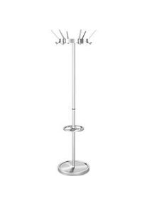 Kerkmann Garderobenständer, H 1760 x ø 500 mm, alusilber