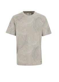 WE Fashion, Hommes T-Shirt, marine / pierre / blanc