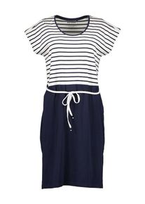 Blue Seven, Femmes Robe, bleu nuit / blanc