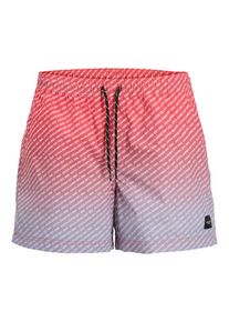 Jack & Jones JACK & JONES, Hommes Shorts de bain 'JPSTMAUI', bleu-gris / corail / saumon / blanc