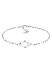 Elli, Femmes Bracelet 'Kleeblatt', argent
