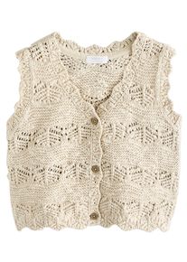 next Weste M&auml;dchen Gr&ouml;&szlig;e 166 ecru