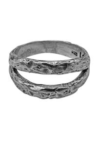Haze&Glory Haze&Glory, Hommes Bague 'Twin', argent