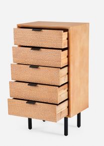 Kommode mit geschnitzten Schubladen in beige | 92x50 cm | bonprix