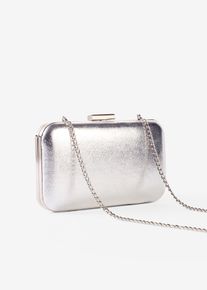 Clutch in silber, Grösse 12x21 cm, bonprix