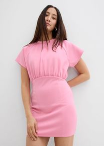 Shirtkleid mit Raffung in rosa, Grösse 48/50 (XL), bonprix