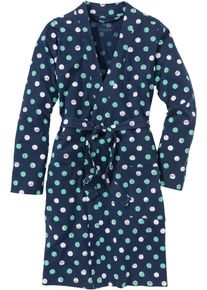 Bademantel aus Bio-Baumwolle in blau | Grösse 36/38 (S) | 100% Baumwolle | bonprix