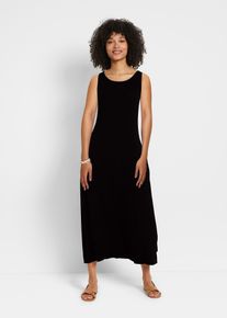 Jerseykleid mit nachhaltiger Viskose in schwarz, Grösse 48/50 (XL), bonprix