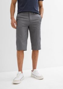 Long-Bermuda Regular Fit in grau, Grösse 64, 97% Baumwolle, bonprix