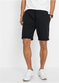 Leichte Shirt-Bermuda (2er Pack) in schwarz, Grösse 52/54 (L), bonprix
