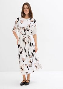 Shirtkleid aus feiner Viskose in weiss, Grösse 32/34 (XS), bonprix