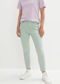 7/8-Hose High Waist in grün, Grösse 34, 97% Baumwolle, bonprix