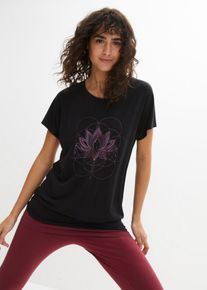 Sport-Shirt Loose Fit in schwarz, Grösse 52/54 (XXL), bonprix