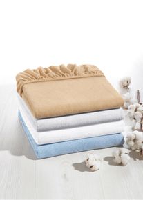 Frottee Spannbettlaken in weiss | 100x200 cm | bonprix