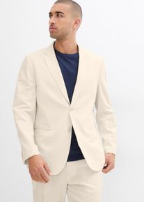 Baukasten Sakko mit Leinen Regular Fit in beige, Grösse 52, bonprix