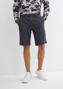 Chino-Bermuda mit Bügelfalte Relaxed Fit in grau, Grösse 48, bonprix