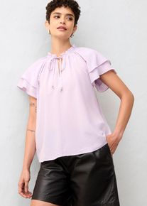 Tunika mit Seidenanteil in lila, Grösse 48, bonprix