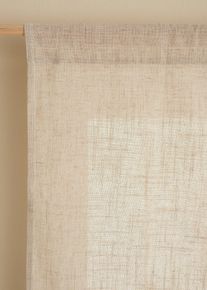 Raffrollo in Leinen-Optik in beige | 140x45 cm | bonprix