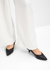 Pumps mit schmalem Absatz in schwarz, Grösse 37, bonprix