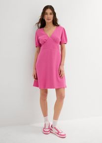 Shirtkleid aus reiner Baumwolle in pink, Grösse 36/38 (S), 100% Baumwolle, bonprix