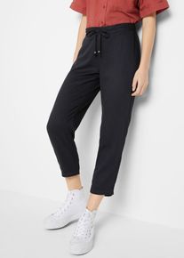 Schlupfhose aus softer Viskose in schwarz, Grösse 50, bonprix