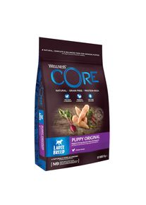 10kg Large Puppy Wellness Core Trockenfutter für Hunde