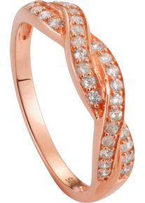 Damen Ring Silber rosé vergoldet 925