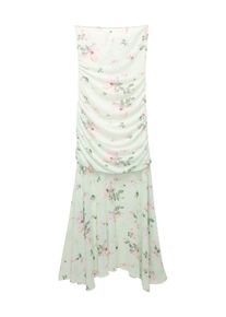 Pull&Bear Pull&Bear Kleid Damen, mint / dunkelgr&uuml;n / rosa, Gr&ouml;&szlig;e 36