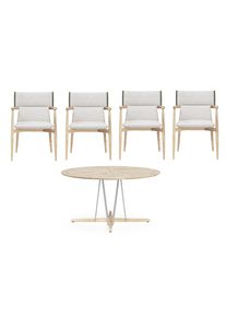Embrace Outdoor Dining Set 2 Carl Hansen & Søn
