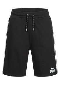 Lonsdale Sporthose 'Craigston' Herren, schwarz / weiß, Größe L