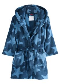 next Bademantel Jungen Gr&ouml;&szlig;e 80 hellblau / dunkelblau