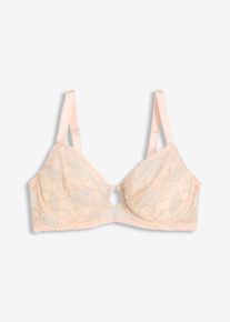 Minimizer BH mit Bügel und 2-farbiger Glitzerspitze in rosa, Grösse 95C, bonprix
