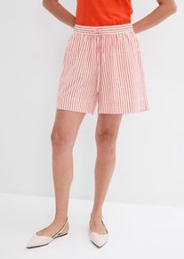 Shorts aus reiner Baumwolle in rot, Gr&ouml;sse 52, 100% Baumwolle, bonprix