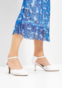 Pumps in weiss, Grösse 37, bonprix