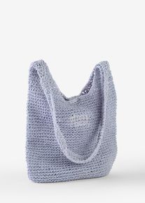 Strohshopper in blau, Grösse 35x35 cm, bonprix