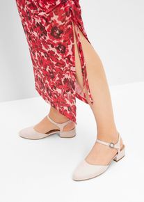 Sling Pumps in rosa, Grösse 40, bonprix