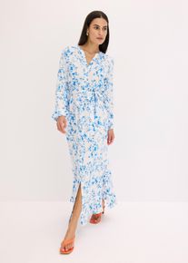 bedrucktes Blusenkleid in weiss, Grösse 42, bonprix