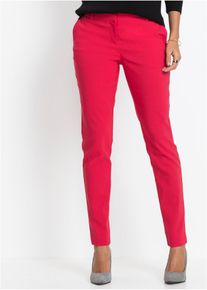 Stretch-Hose in rot, Grösse 34, bonprix