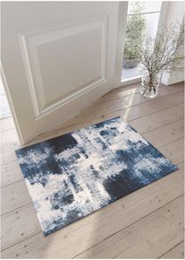 Fußmatte mit malerischem Druck in blau | 35x55 cm | bonprix