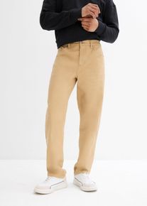 Classic Fit Stretch-Hose Straight in beige, Gr&ouml;sse 48, 98% Baumwolle, bonprix