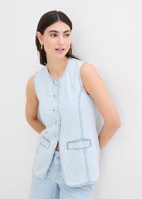 Jeansweste in blau, Grösse 36, bonprix