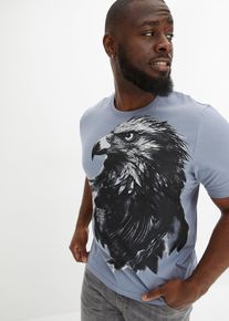 T-Shirt aus reiner Bio-Baumwolle in blau, Grösse 72/74 (5XL), 100% Baumwolle, bonprix