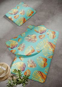 Badematte mit Memory Schaum in blau, 3 (Badematte 50/90 cm), bonprix