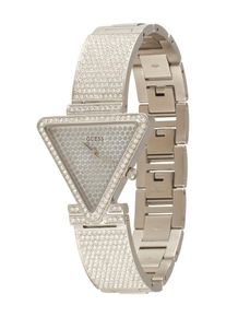 Guess, Femmes Montre à affichage analogique, argent / transparent