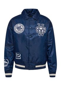 Hummel, Femmes Veste de sport, bleu marine / blanc