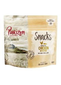 100g Huhn mit Fisch getreidefreie Purizon Hundesnacks
