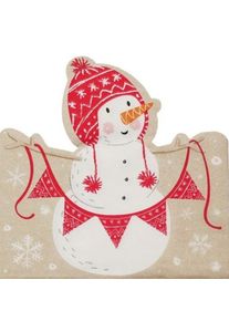 Ginger Ray 20 serviettes enneigées 33cm